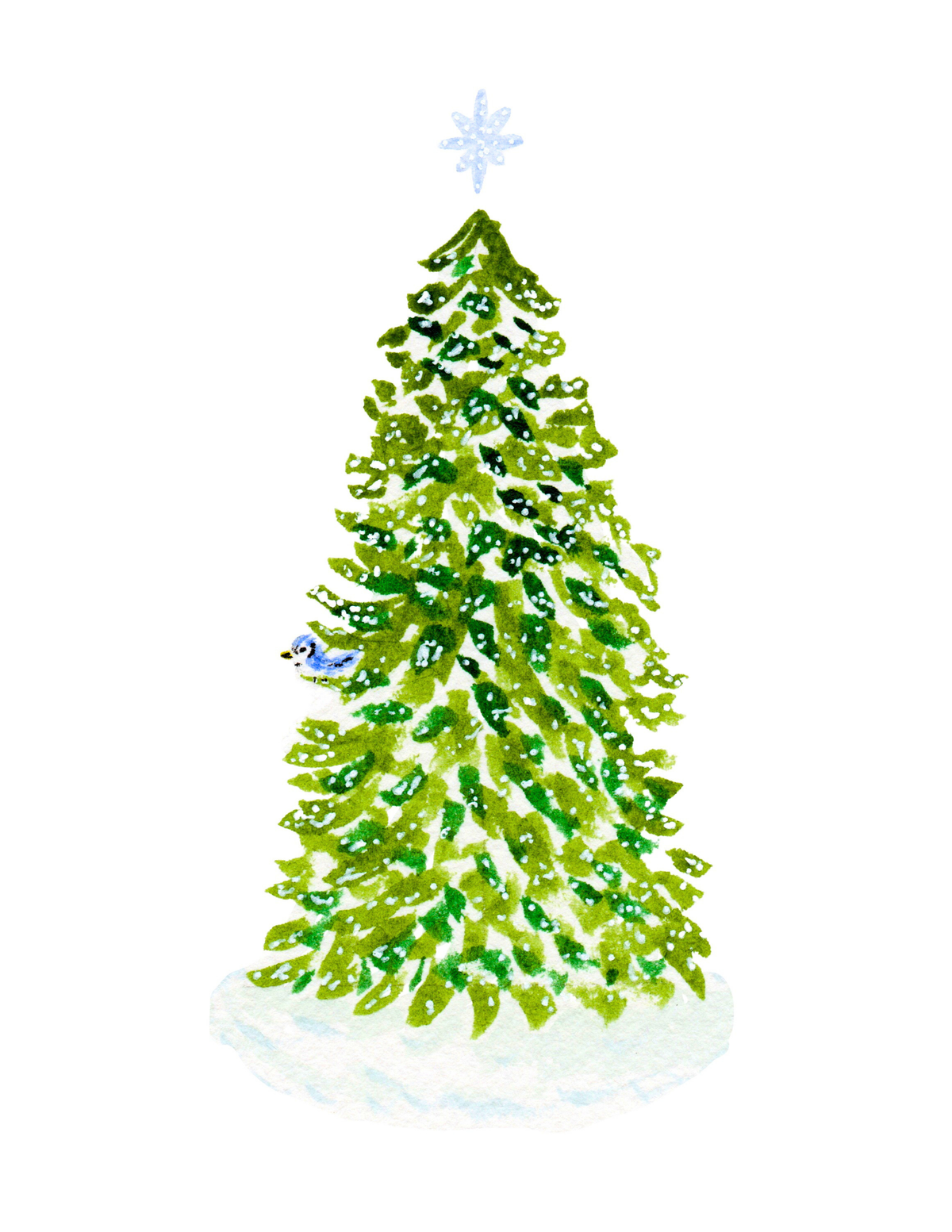 Snowy Tree